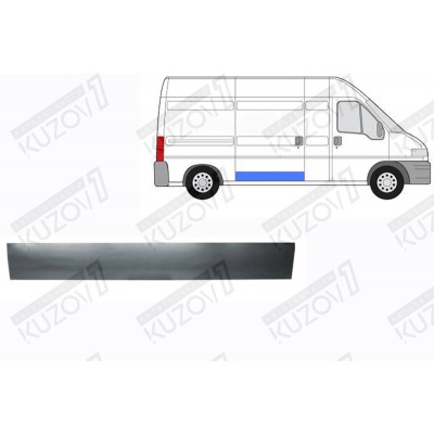 Дверь Боковая Раздвижная, Klokkerholm для PEUGEOT BOXER 2002-2006 - фото