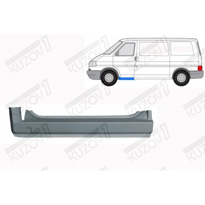 Порог (левый) Klokkerholm для Volkswagen T4 1990-1996 - фото